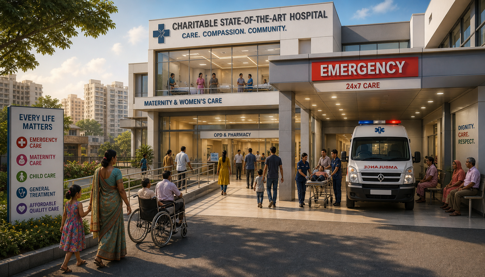Charitable hospital