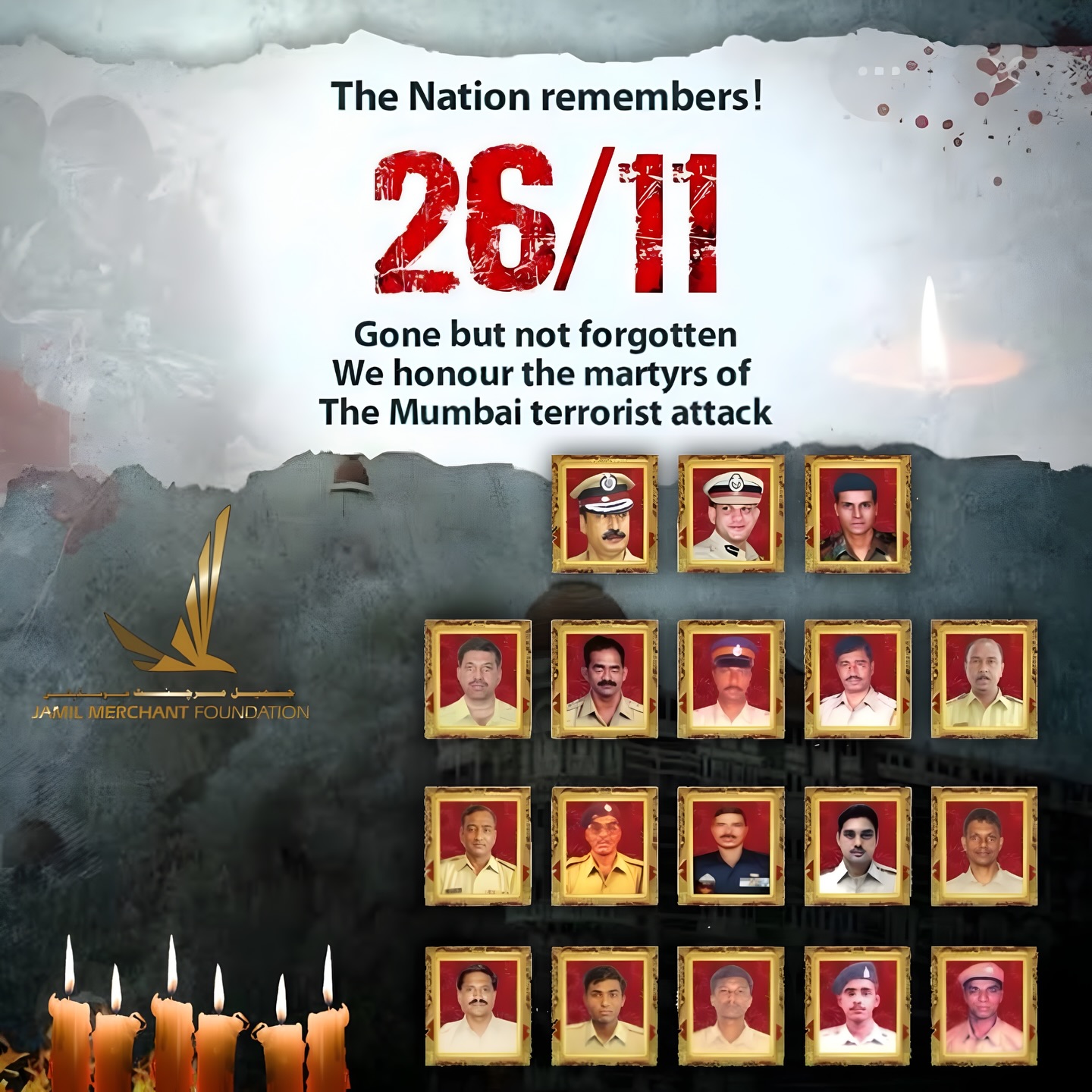 Remembering the courage and sacrifice of the Mumbai attack martyrs
