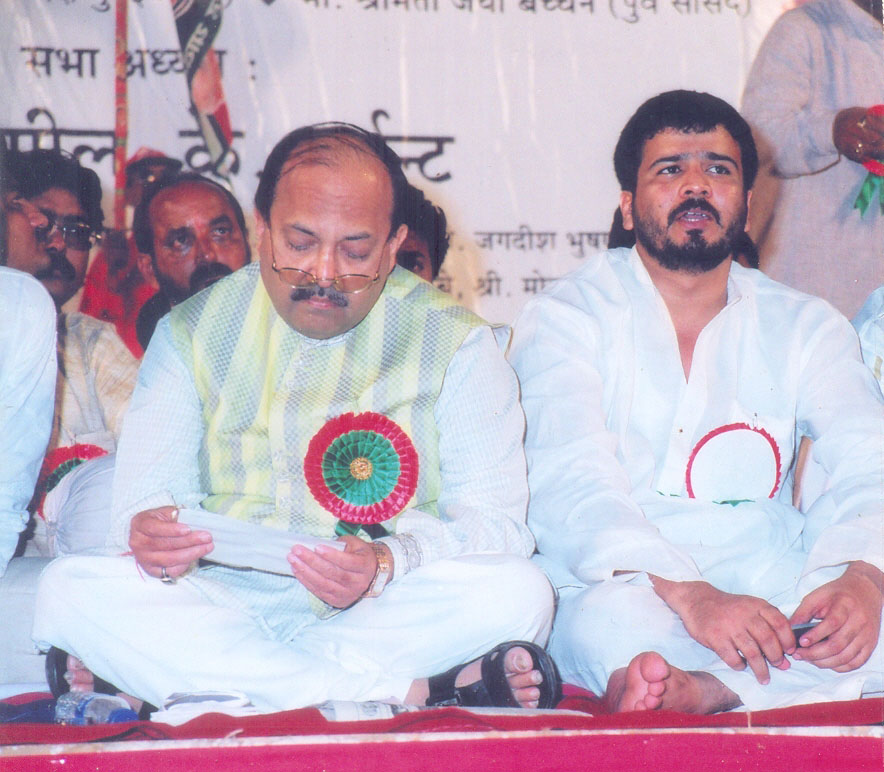 Meeting with Amar Singh