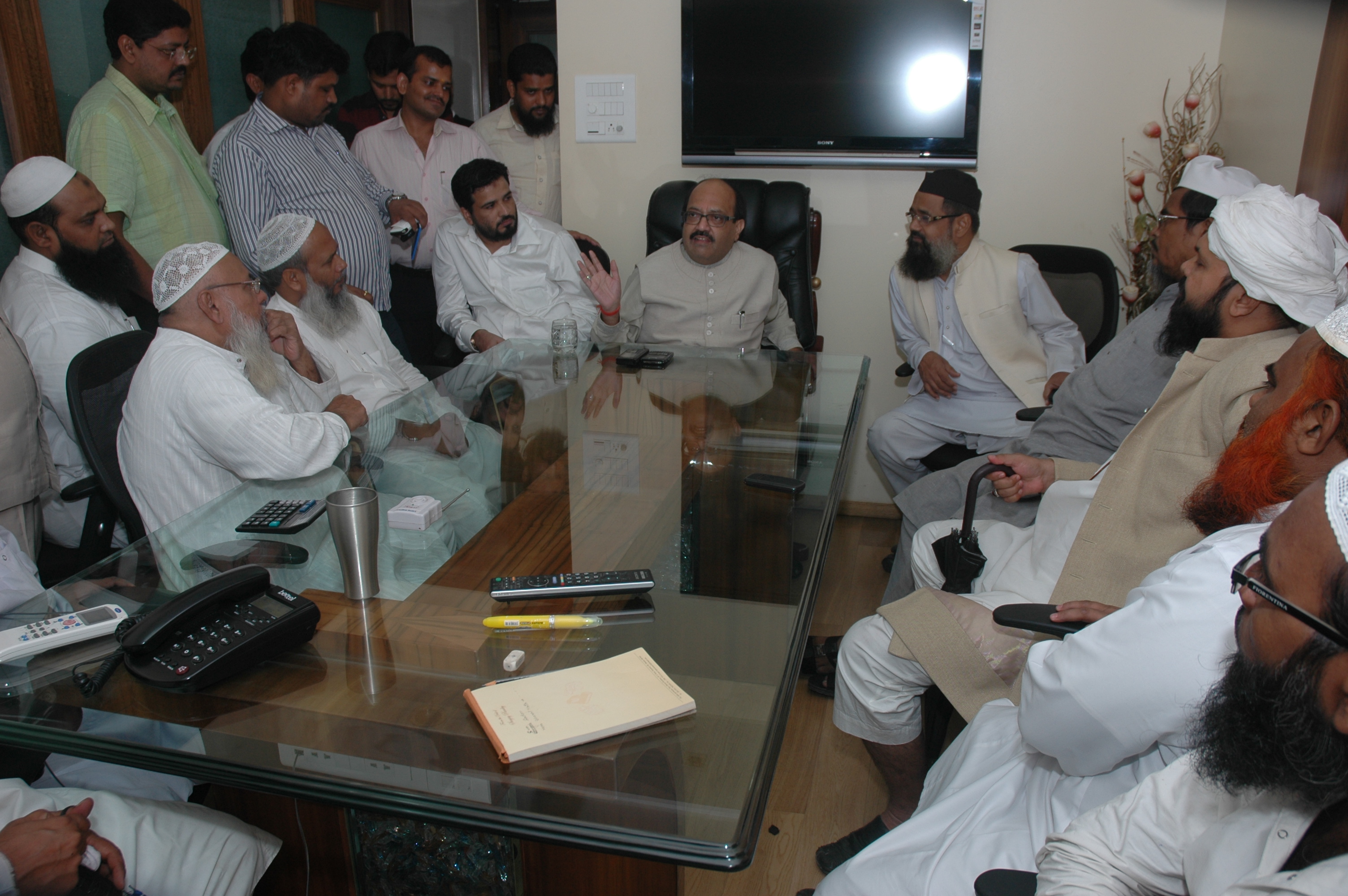 Ulama Meeting with Amar Singh